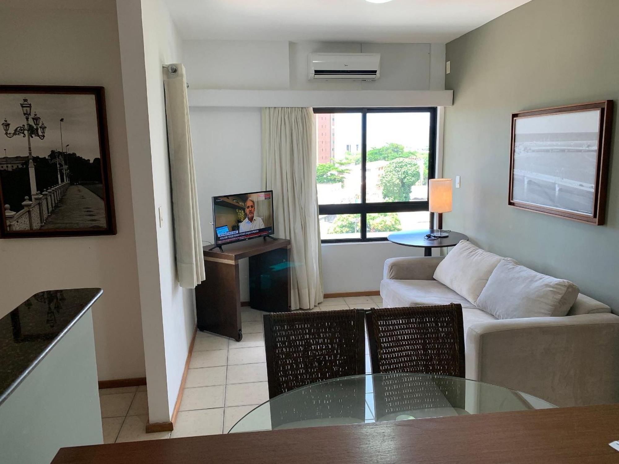 Flat No Condominio Metropolis - Ilha Do Leite 累西腓 外观 照片