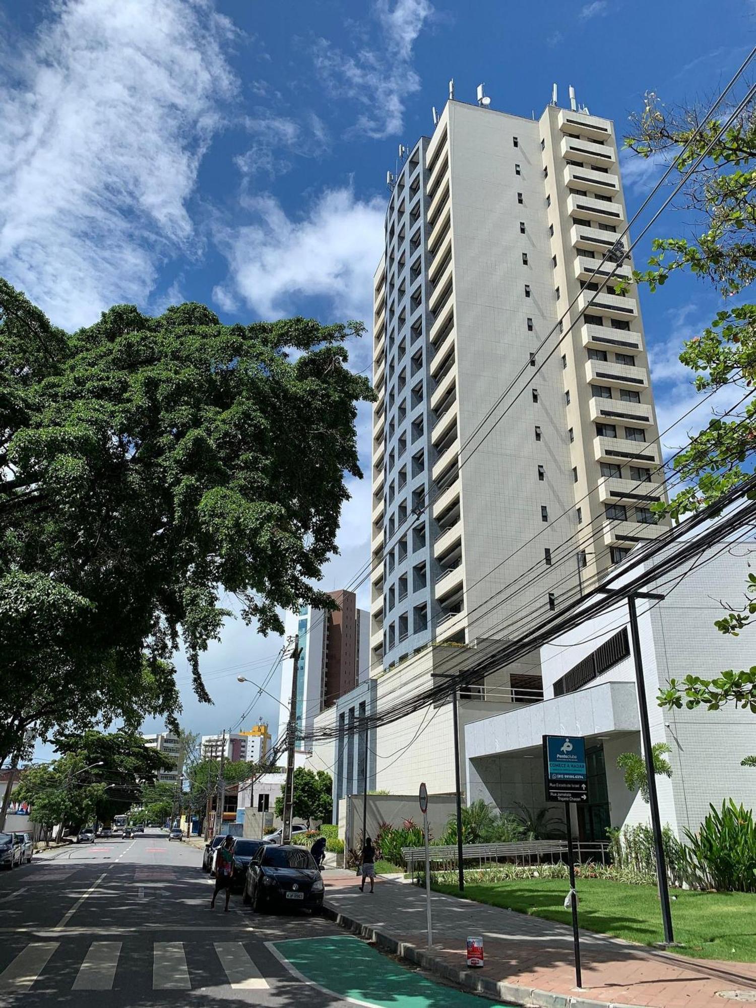 Flat No Condominio Metropolis - Ilha Do Leite 累西腓 外观 照片