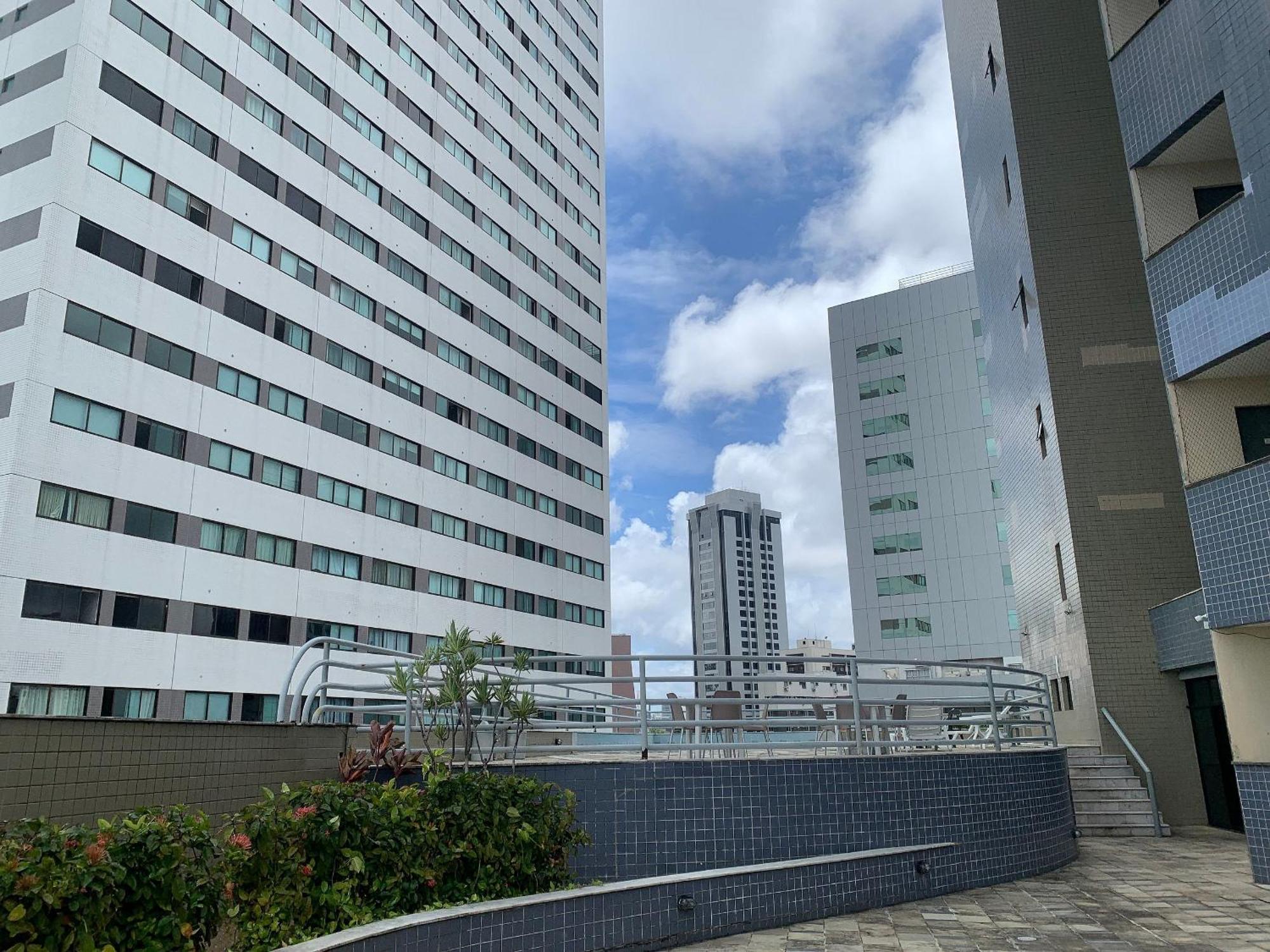Flat No Condominio Metropolis - Ilha Do Leite 累西腓 外观 照片